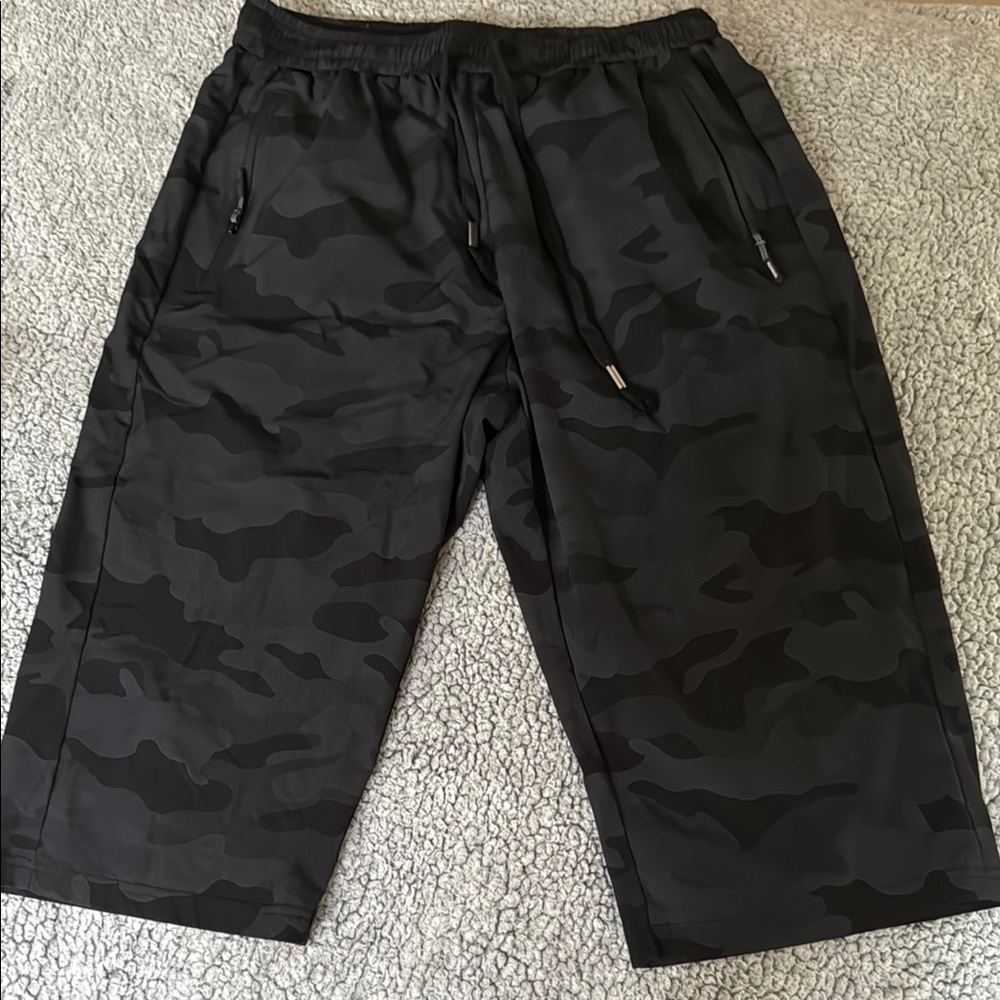 Men's Black Camo Pants